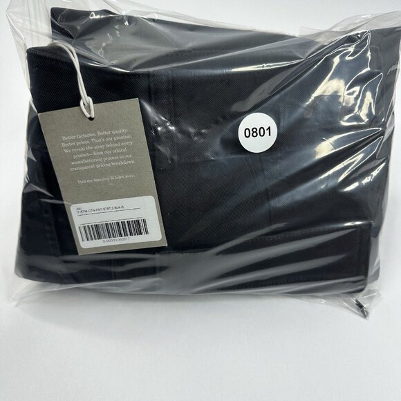 Everlane Women’s NWT Black The Straight-Leg 2 Denim Minimalist Pant 0/W26/L26 - Picture 13 of 13